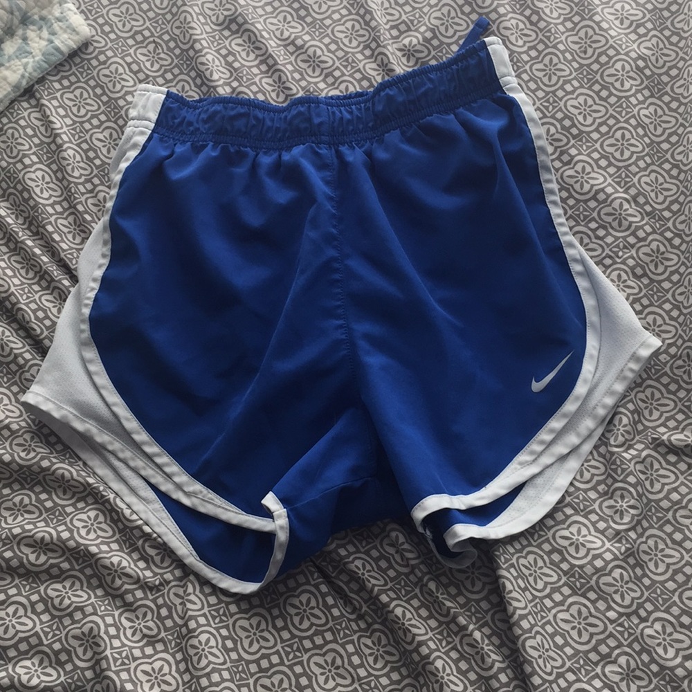 Nike blue athletic shorts